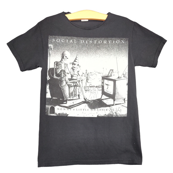 Alstyle Social Distortion Mommy's Little Monster T-Shirt Mens Small Black Cotton - Picture 1 of 16